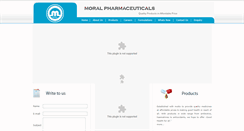 Desktop Screenshot of moralpharma.com